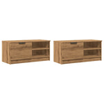 ZNTS TV Cabinets 2 pcs Artisan Oak 80x35x36.5 cm Engineered Wood 856857