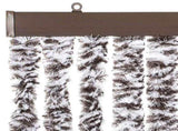 315130 Insect Curtain Brown and Beige 90x200 cm Chenille