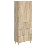 Cabinet Set 2 pcs Sonoma Oak 66 x 34.5 x 90 cm Engineered Wood 3416558