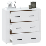 Sideboard White 80x33x70 cm Engineered Wood 816576