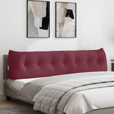 Back Pillow Wine Red 200 x 24 x 50 cm Fabric 42014589