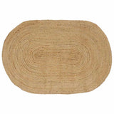 Area Rugs Natural 100 x 152 cm Jute 42010634