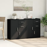 Sideboards 2 pcs Black 60x31x70 cm Engineered Wood 3276561