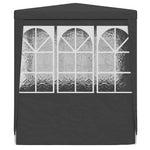 Professional Party Tent Side Walls 2.5x2.5 m Anthracite 90 g/m 48533