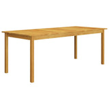 Dining Set Black, Natural 3067878