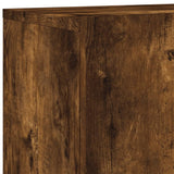 5 Piece TV Wall Units Smoked Oak Engineered Wood 3216468
