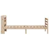 Bed Frame with Headboard without Mattress 100x200 cm 3306641