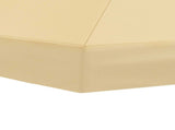 Gazebo Canopy Cover 6 x 3 m Cream Polyester 190 900399