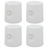 Gazebo Weights 4 pcs PE White 47688