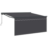Retractable Awning Manual Grey and anthracite 300 x 250 cm 3329935