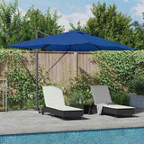 Umbrella 352 x 251 x 265 cm Polyester and Aluminium Azurblau 42003332