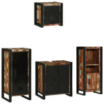 Bathroom Furniture Set 4 pcs Multicolour Solid Reclaimed Wood 3305643
