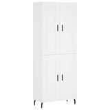 Highboard White 69.5x34x180 cm Engineered Wood 3199697