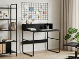 Desk with Storage Black Oak 60 x 50 x 91 cm 8008014