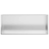 Shower Niche Silver 75 x 30 x 9.5 cm Stainless Steel 42012674