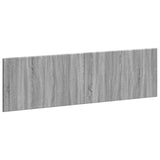 Wall-Mounted Headboard BREDA Grey Sonoma Engineered Wood 897601
