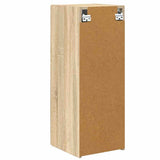 TV Wall Cabinet 2 pcs Sonoma 30 x 31 x 80 cm Engineered Wood 892294