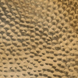 Coffee Table Hammered Aluminium 50x30 cm Brass 359610