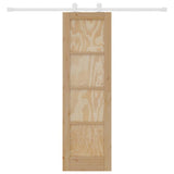 Sliding Door ORKDAL Brown 61 x 198.5 cm Solid Pine Wood 3333408