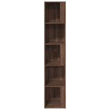 Corner Cabinet Brown Oak 33x33x164.5 cm Engineered Wood 816028