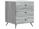 Bedside Cabinet Grey Sonoma 43 x 41 x 66.5 cm Engineered Wood 895481