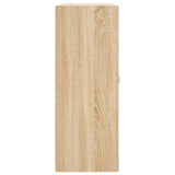 Wall Mounted Cabinet Sonoma Oak 69.5x34x90 cm Engineered Wood 830359