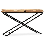Console Table Solid Mango Wood 130x40x80 cm 244897