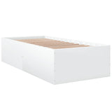 Bed Frame without Mattress White 90x190 cm Single 3280972
