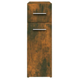 Apothecary Cabinet Smoked Oak 20x45.5x60 cm Engineered Wood 815864