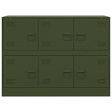 Sideboard Olive Green 99x39x73 cm Steel 841797