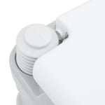 Portable Camping Toilet Grey 41.5 x 36.5 x 42 cm 42001427
