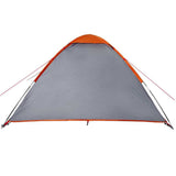 Camping Tent Dome 2-Person Grey and Orange Waterproof 94767