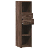 Highboard Brown Oak 30x42.5x124 cm Engineered Wood 846158