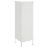 Highboard White 36x39x113 cm Steel 843011