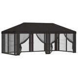 Gazebo Cover with Sidewalls 6 x 3 m Anthracite Polyester 190 900412