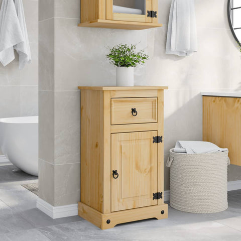 Bathroom Cabinet Corona 45x33x80 cm Solid Wood Pine 4013400