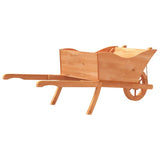 Wheelbarrow Planter 128x45.5x43 cm Solid Wood Fir 364229