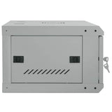 Network Cabinet with Storage Grey 60 x 45 x 35 cm Steel 42017634