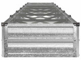 Raised Garden Bed Silver 600 x 40 x 24 cm galvanized 8006379