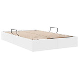 Storage Bed with Mattress Pure White 120 x 190 cm Faux leather 3369938