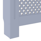MDF Radiator Cover Grey 205 cm 325557