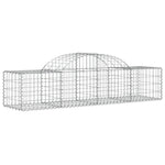 Arched Gabion Baskets 18 pcs 200x50x40/60 cm Galvanised Iron 3146271