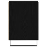 TV Cabinet Set Black Oak 100 x 35 x 55 cm Engineered Wood 862970