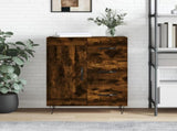 Sideboard Smoked Oak 69.5x34x90 cm Engineered Wood 830257