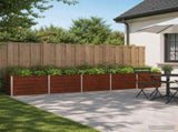 Raised Garden Bed Rusty 400 x 40 x 55 cm corton 8006281