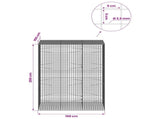 Gabion with 3.5 mm Wire and 5x5 cm Mesh 150x100x200 cm 3462477