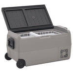 Cool Box with Wheel and Handle Black&Grey 50 L PP&PE 3154656