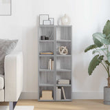 CD Cabinets 2 pcs Grey Sonoma 21x16x93.5 cm Engineered Wood 815319