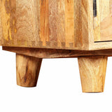 TV Cabinet Natural Mango Wood Solid Mango Wood 118 x 35 x 40 cm 245136