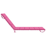 Sunlounger Cushion GEMERT 100% Polyester Pink 200 x 80 x 3 cm 948582